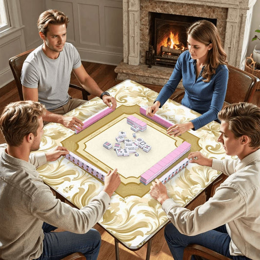 Champagne Conservatory Mahjong Mat