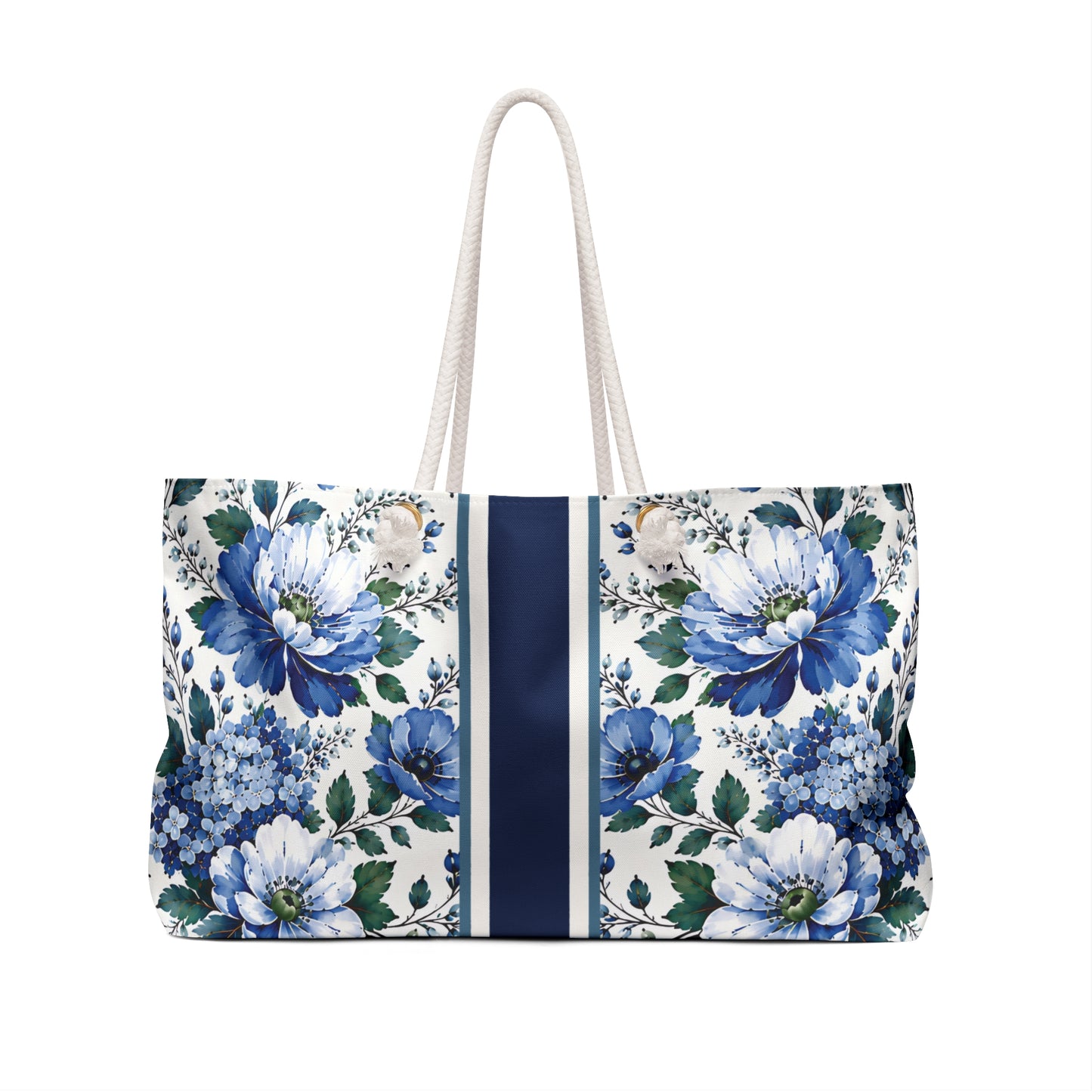 Cobalt Garden Mahjong Rack Tote Bag
