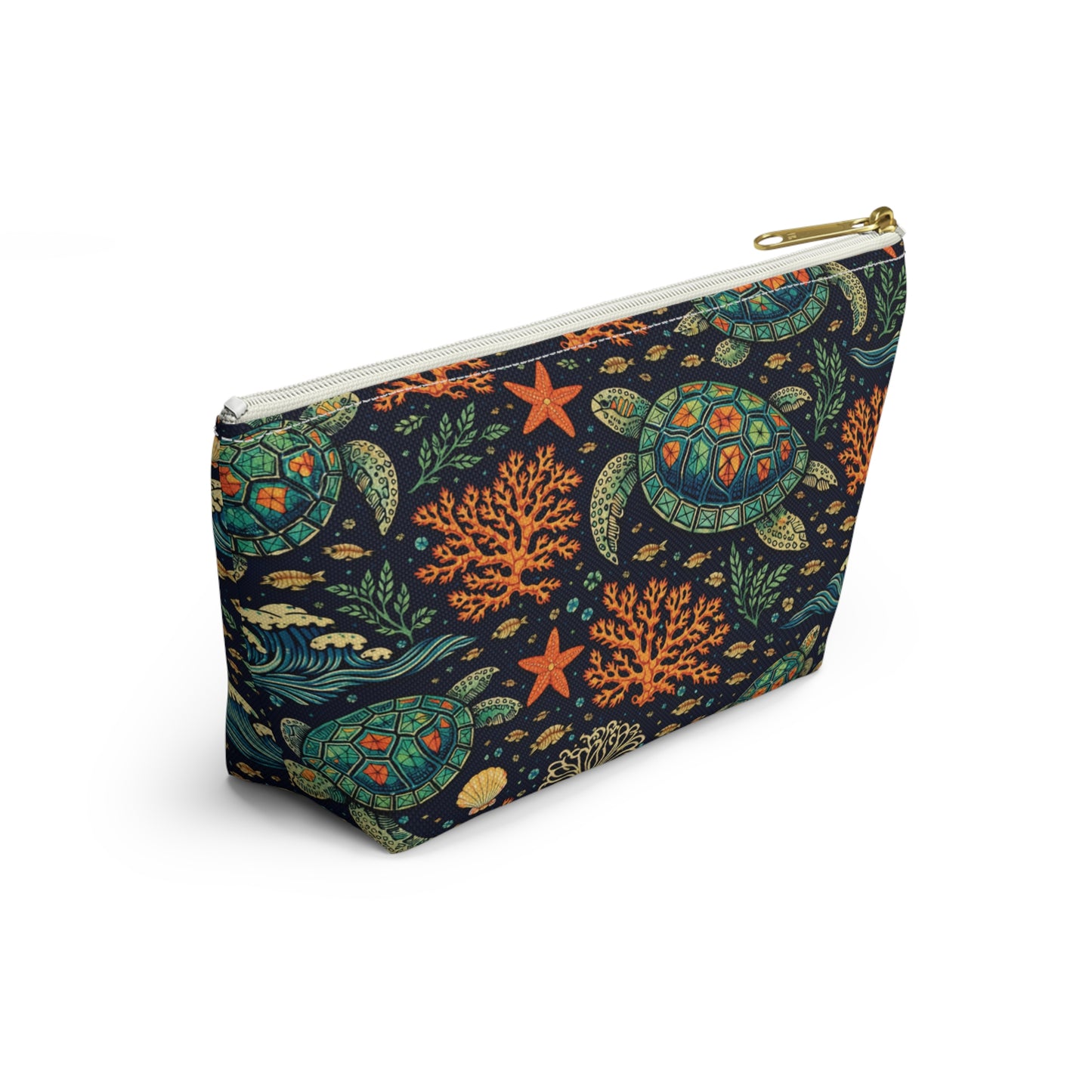 Indigo Reef Mahjong Card & Accessory Pouch