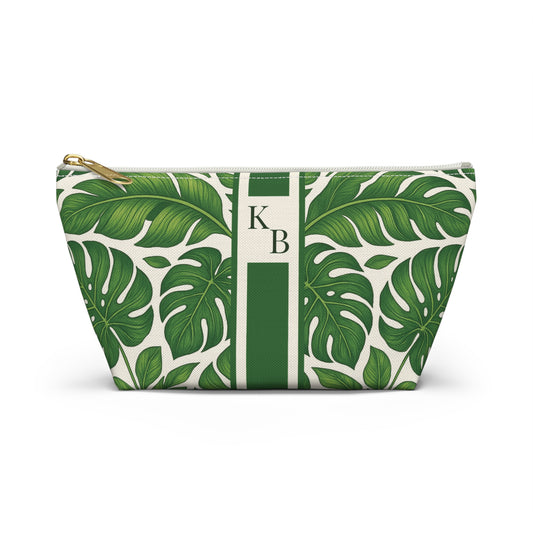 Palm Garden Monogram Mahjong Tile Bag – Personalized Mahjong Pouch
