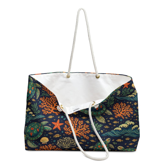 Indigo Reef Mahjong Rack Tote Bag