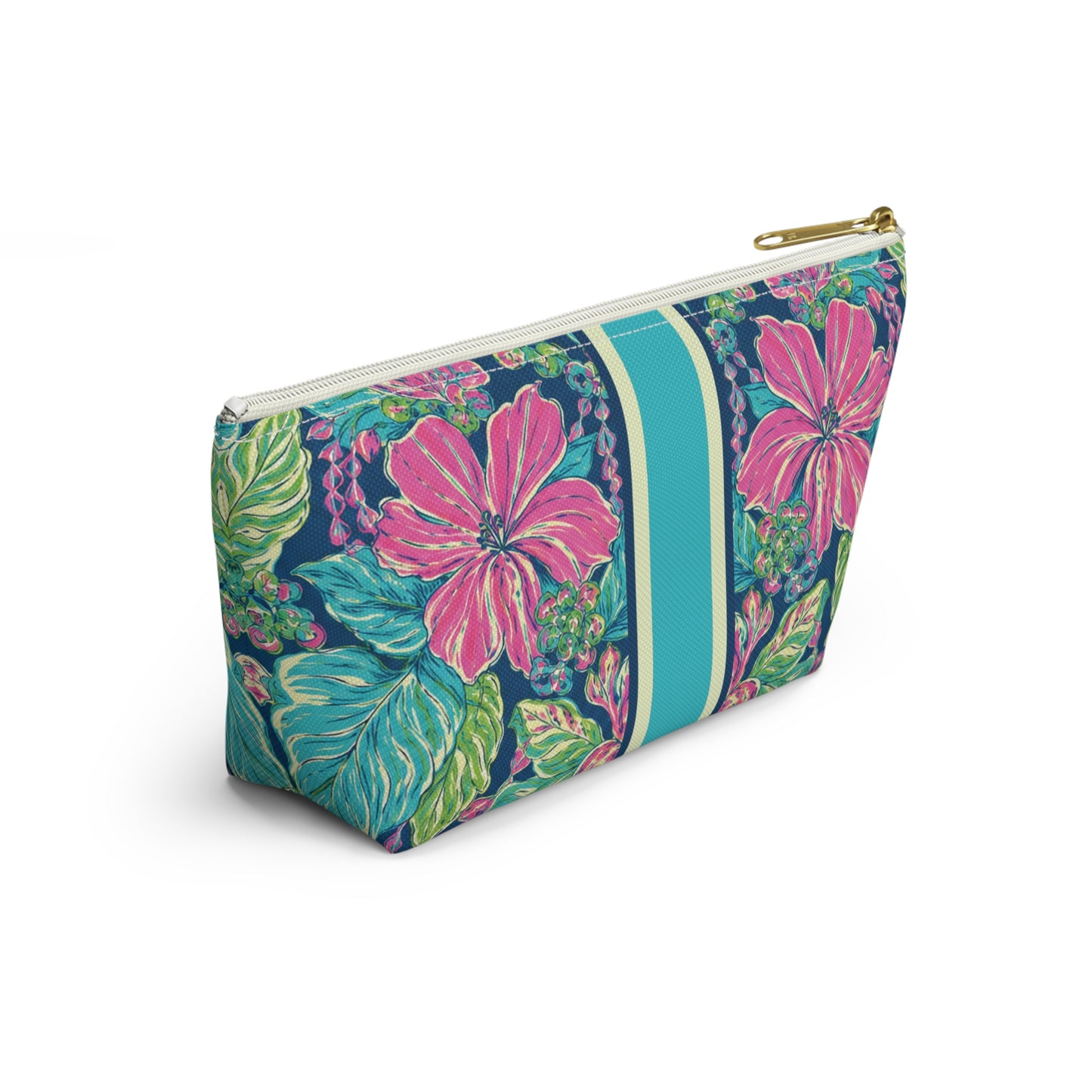 Electric Hibiscus Mahjong Tile Bag