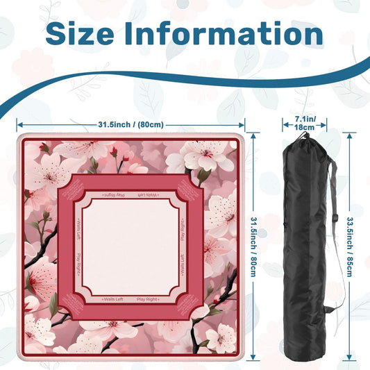 Blush Sakura Mahjong Mat