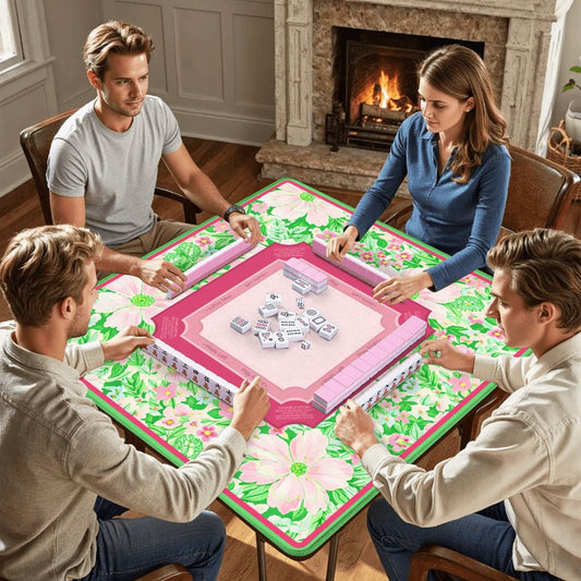 Palm Beach Blossom Mahjong Mat