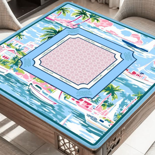 Azure Harbor Regatta Mahjong Mat