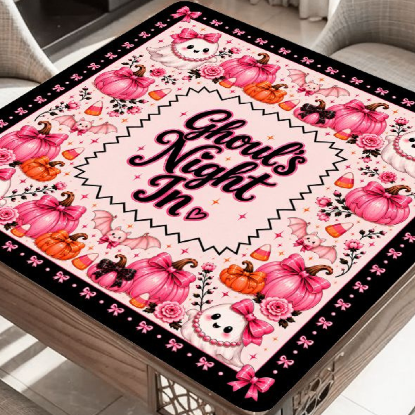 Ghoul's Night In Mahjong Mat