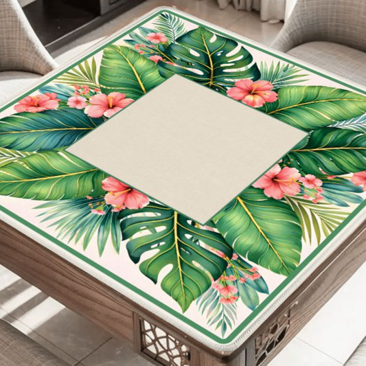 Hibiscus Palm Club Mahjong Mat
