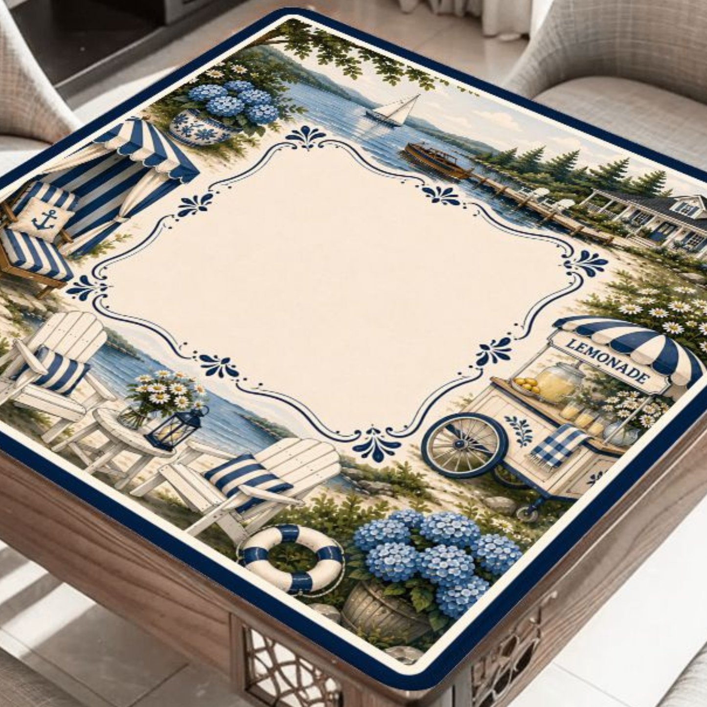 Lake House Mahjong Mat