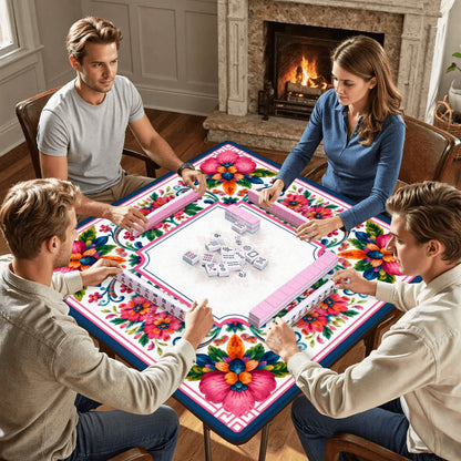 Fiesta Bloom Mahjong Mat