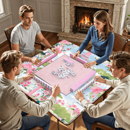 Parisian Garden Mahjong Mat