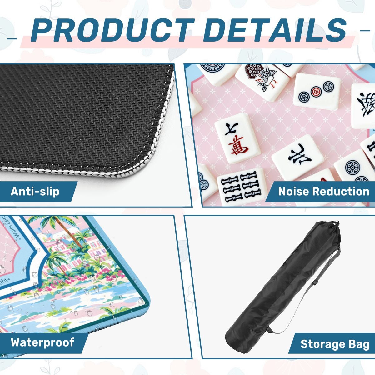Palm Royale Mahjong Mat