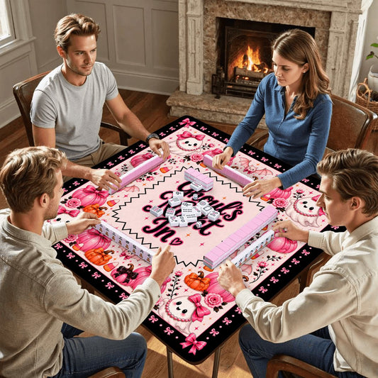 Ghoul's Night In Mahjong Mat