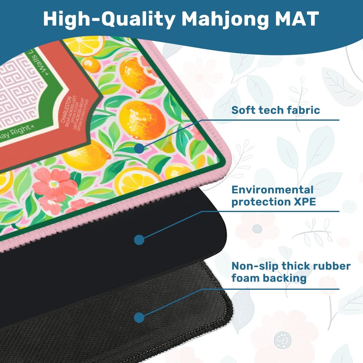 Citrus Veranda Mahjong Mat