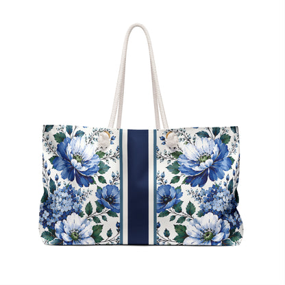 Cobalt Garden Mahjong Rack Tote Bag
