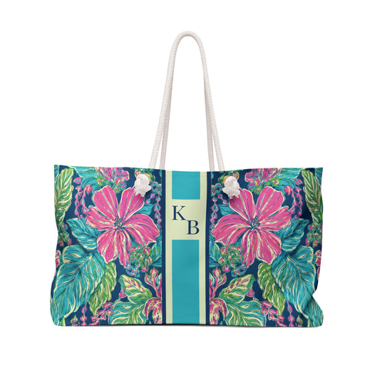 Electric Hibiscus Mahjong Rack Tote Bag