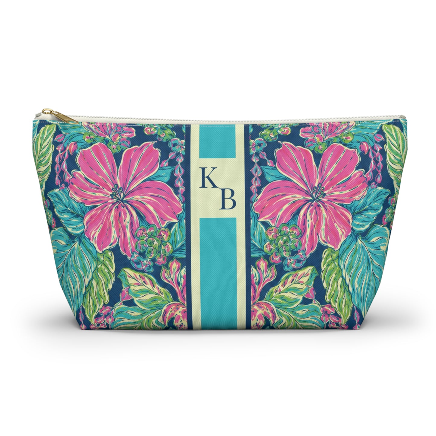 Electric Hibiscus Mahjong Tile Bag