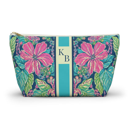 Electric Hibiscus Mahjong Tile Bag