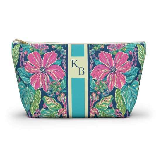 Electric Hibiscus Mahjong Tile Bag