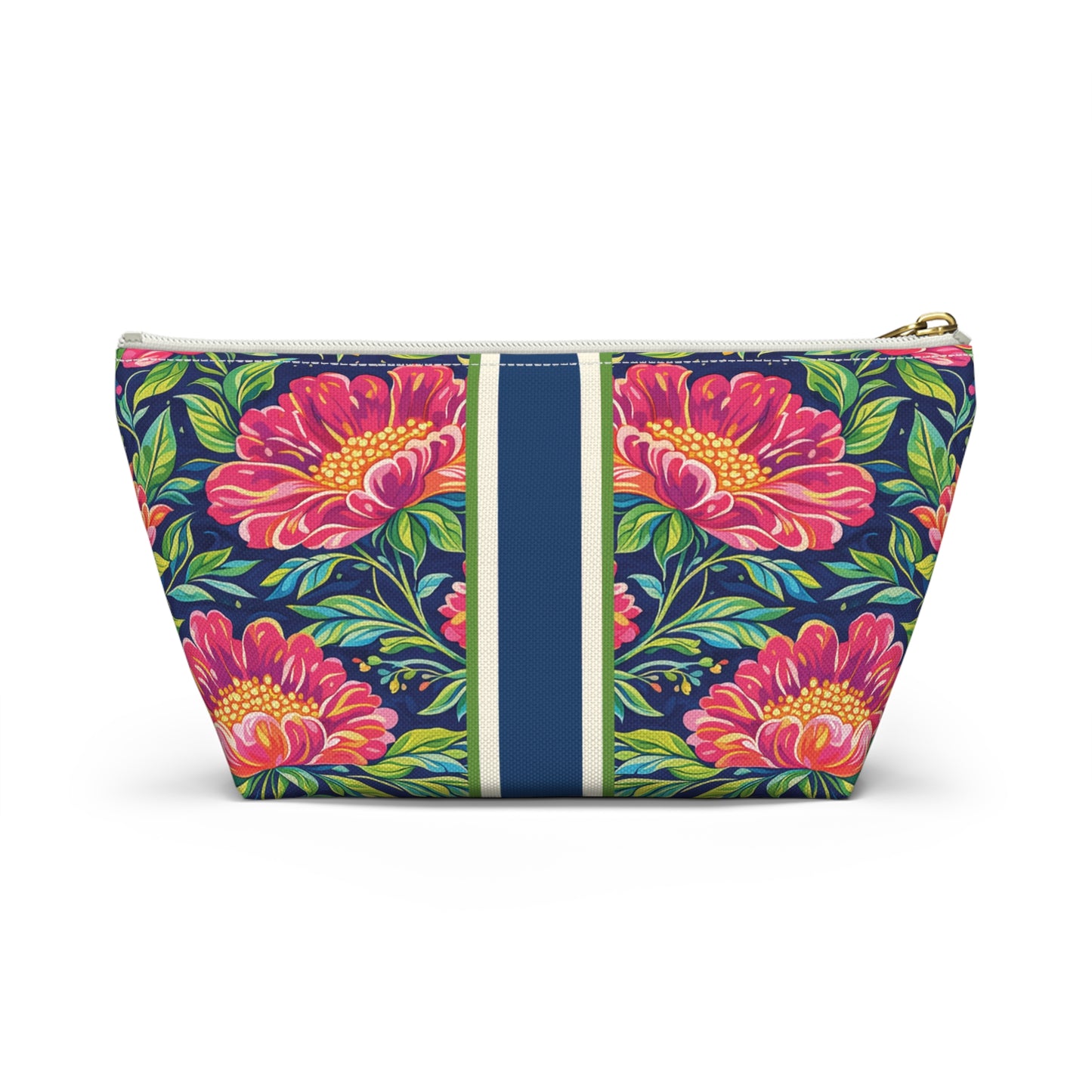 Grandmillennial Peony Mahjong Card & Accessory Pouch