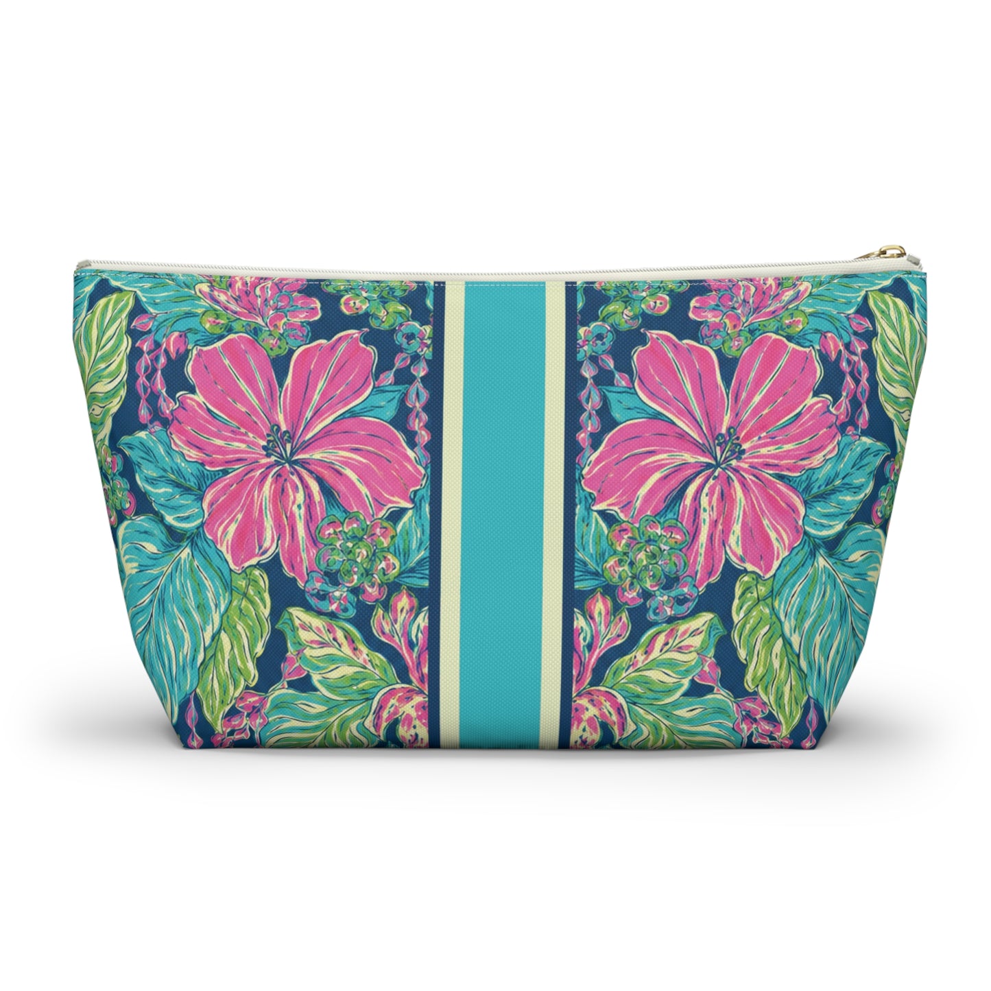 Electric Hibiscus Mahjong Tile Bag