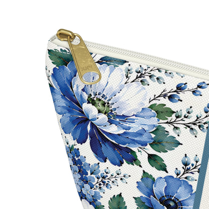 Cobalt Garden Mahjong Tile Bag