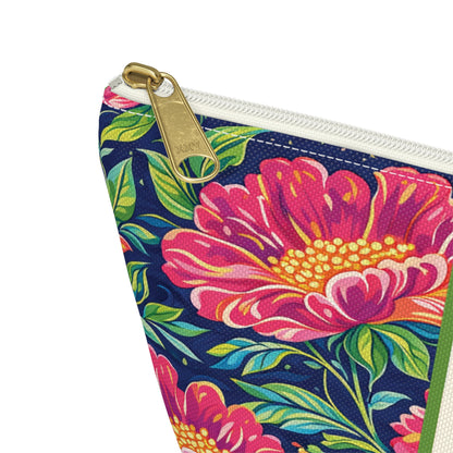 Grandmillennial Peony Mahjong Card & Accessory Pouch