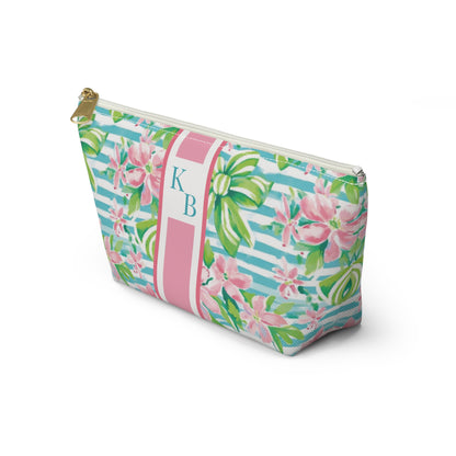 Palm Ribbon Garden Mahjong Card & Accessory Pouch