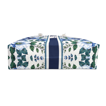 Cobalt Garden Mahjong Rack Tote Bag