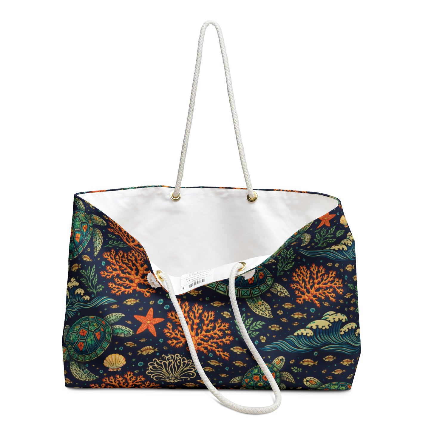 Sea Turtle Reef Mahjong Rack Tote