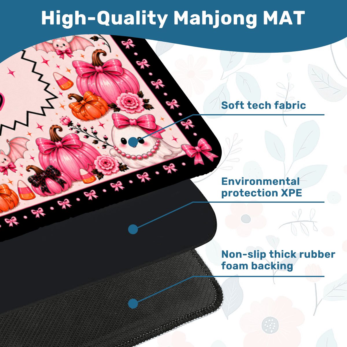 Ghoul's Night In Mahjong Mat