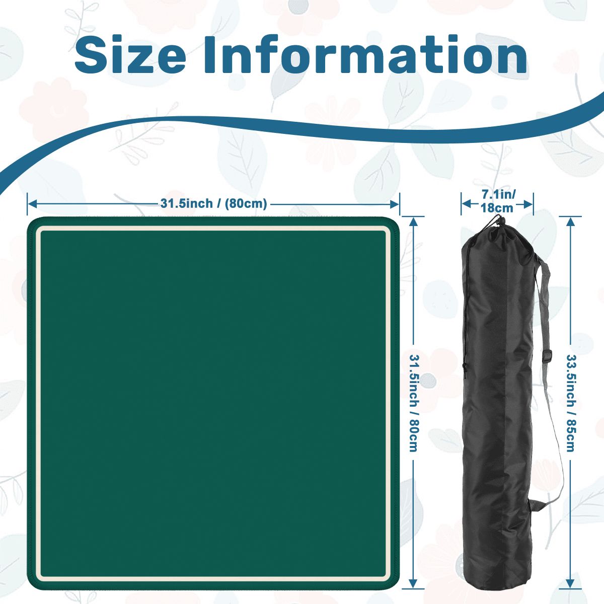 Emerald Society Mahjong Mat