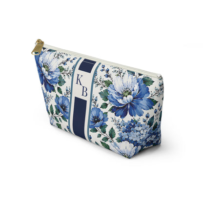 Cobalt Garden Mahjong Tile Bag