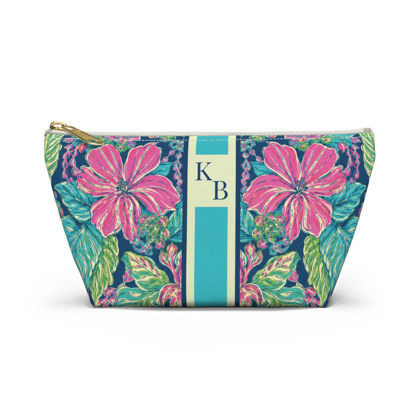 Electric Hibiscus Mahjong Tile Bag