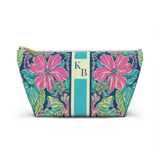 Electric Hibiscus Mahjong Tile Bag