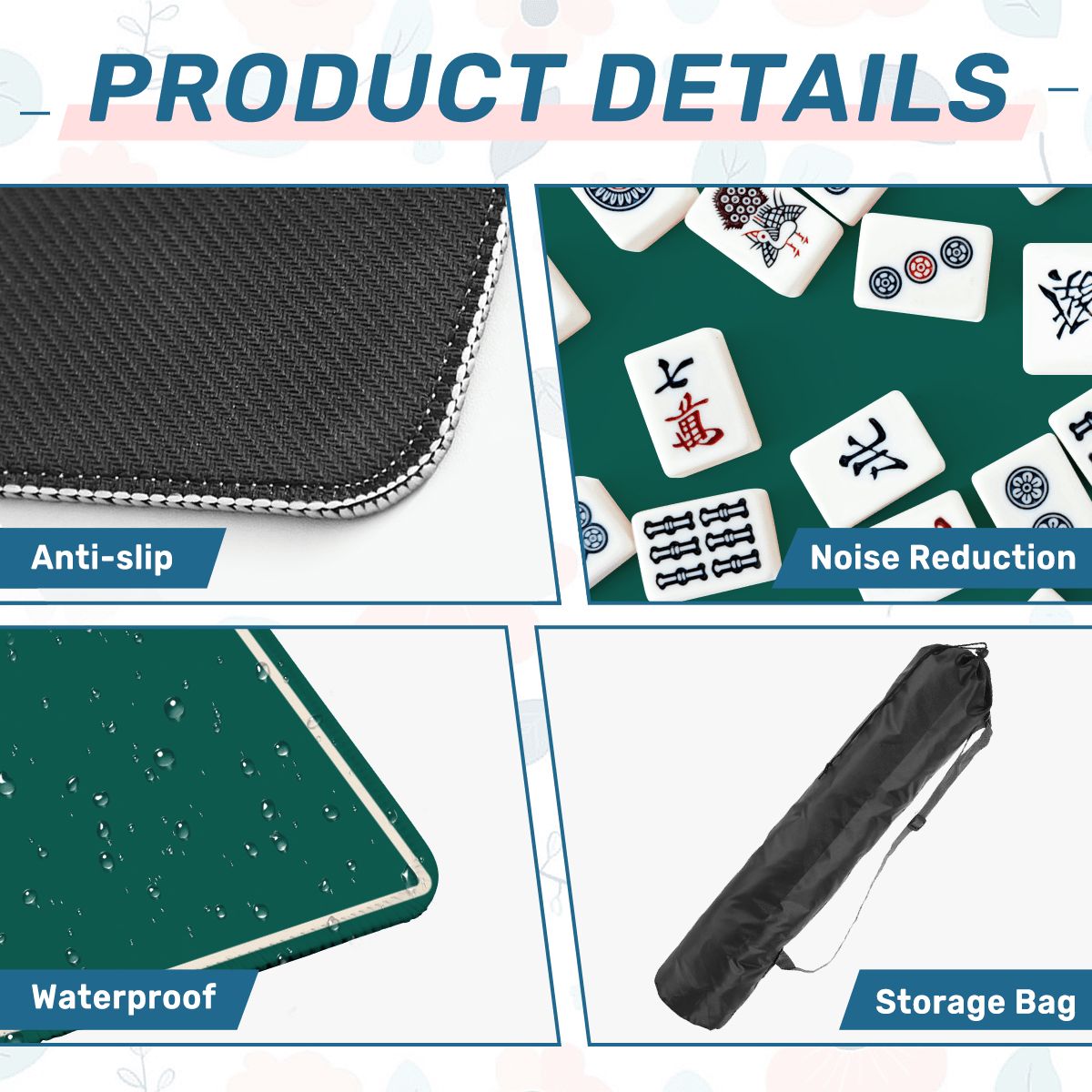 Emerald Society Mahjong Mat