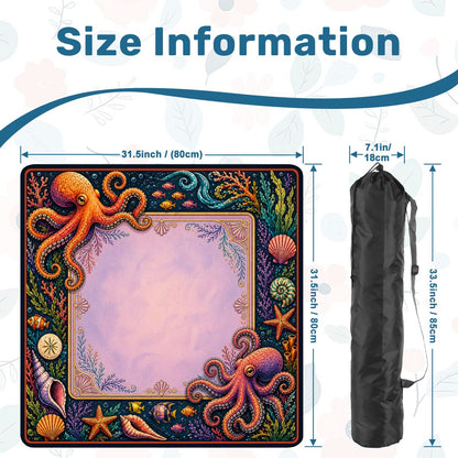 Octopus Reef Mahjong Mat