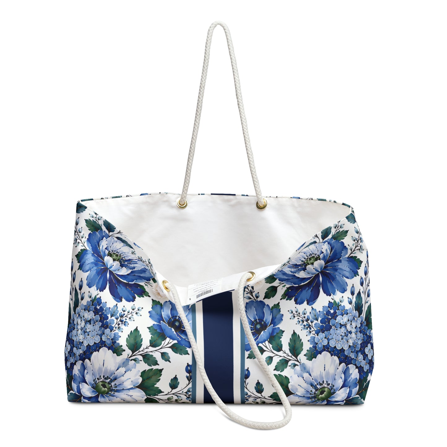 Cobalt Garden Mahjong Rack Tote Bag