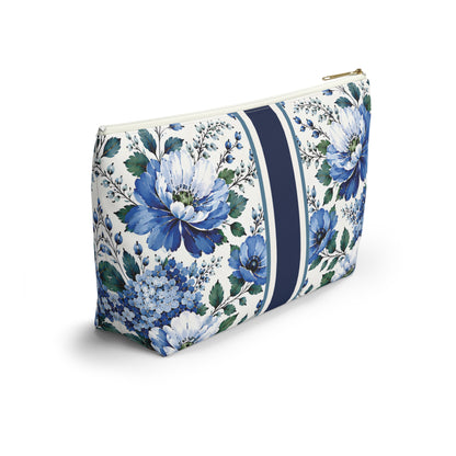 Cobalt Garden Mahjong Tile Bag