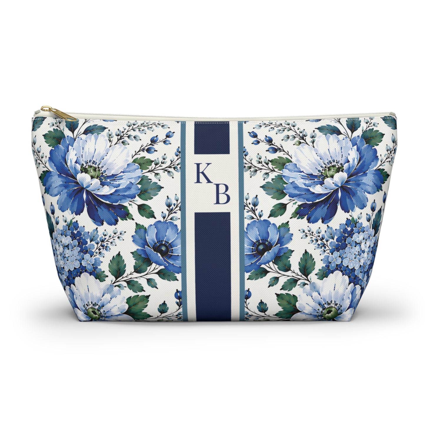 Cobalt Garden Mahjong Tile Bag