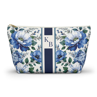 Cobalt Garden Mahjong Tile Bag