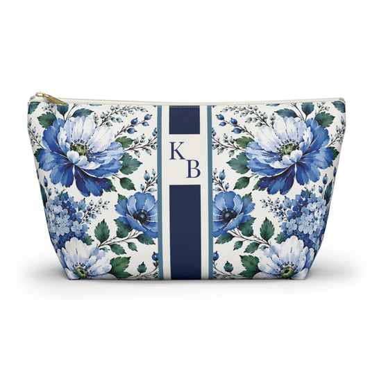 Cobalt Garden Mahjong Tile Bag