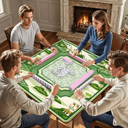 Palm Court Tennis Club Mahjong Mat