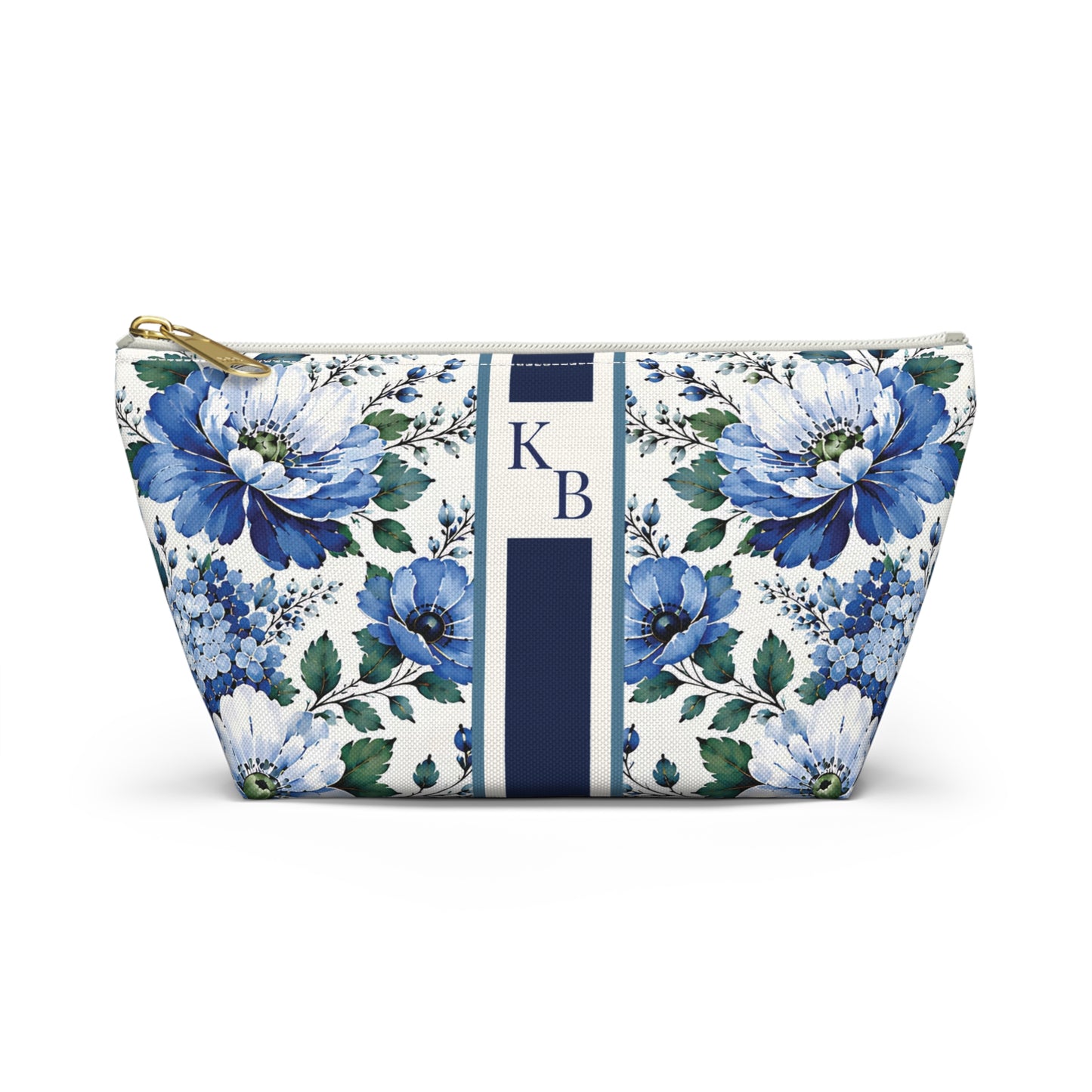 Cobalt Garden Mahjong Tile Bag