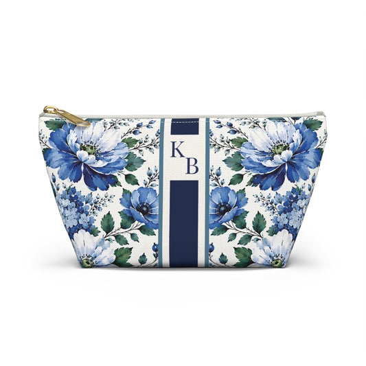 Cobalt Garden Mahjong Tile Bag