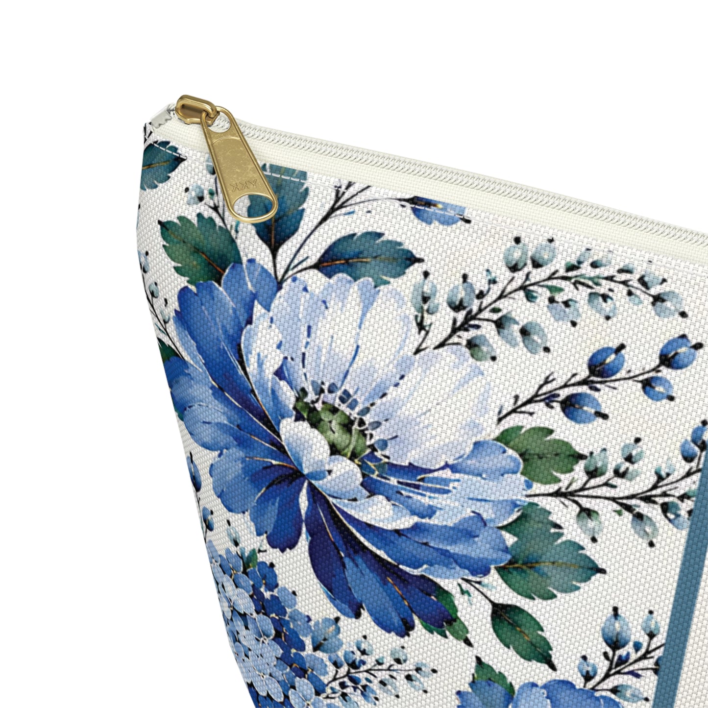 Cobalt Garden Mahjong Tile Bag
