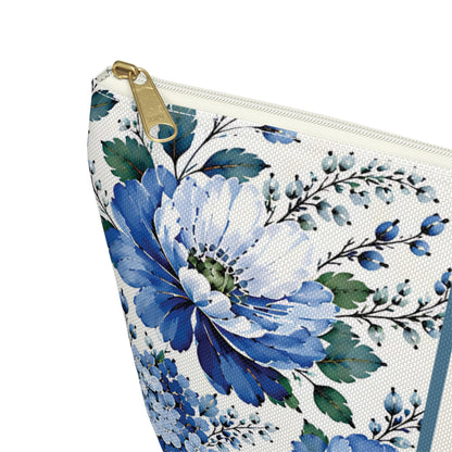 Cobalt Garden Mahjong Tile Bag