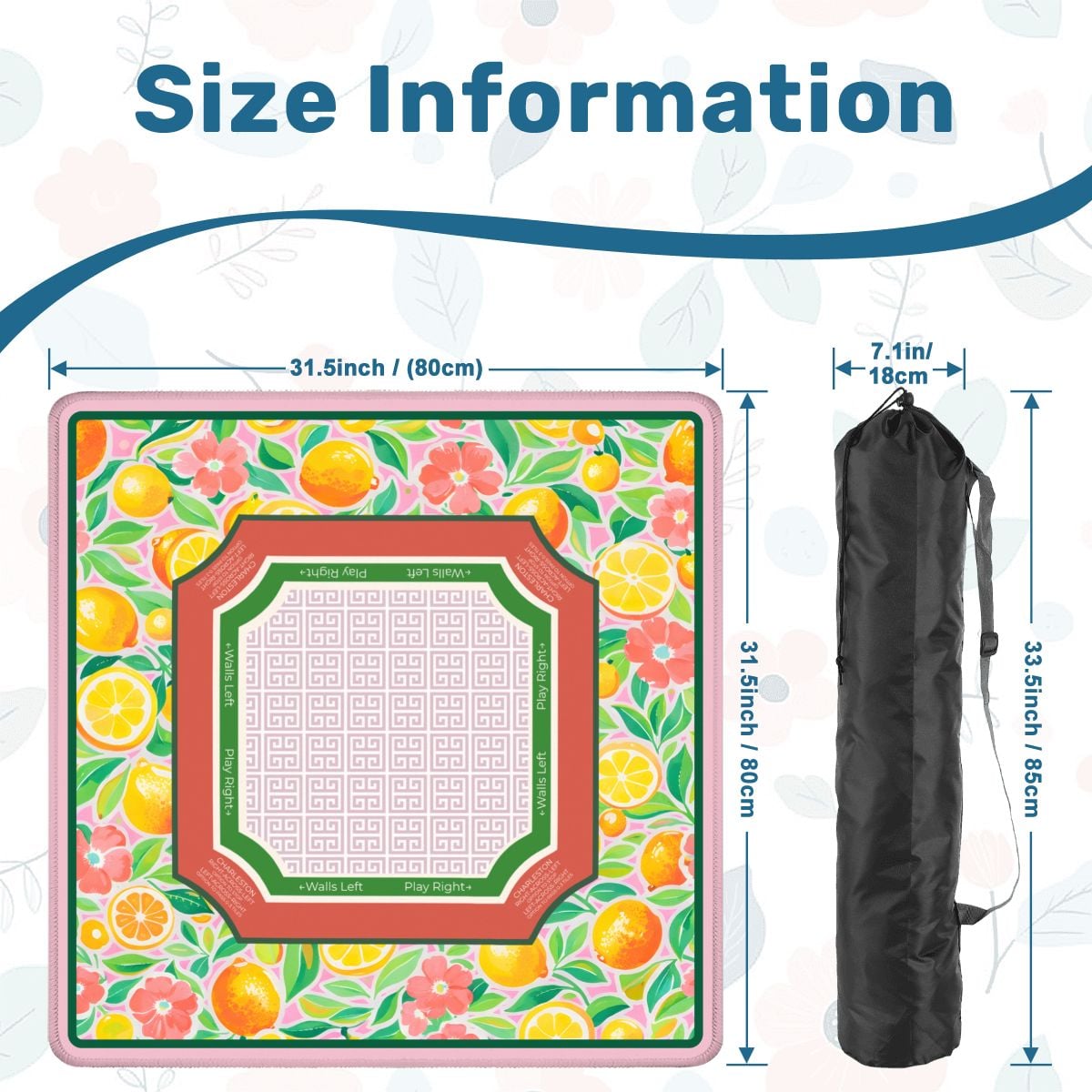 Citrus Veranda Mahjong Mat