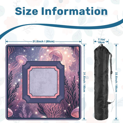 Twilight Bloom Mahjong Mat