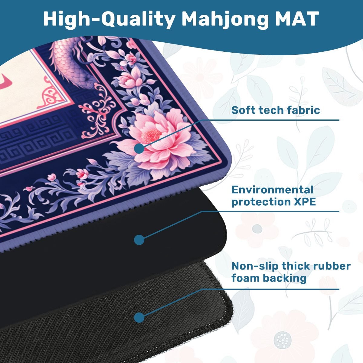 Silk Dragon Mahjong Mat