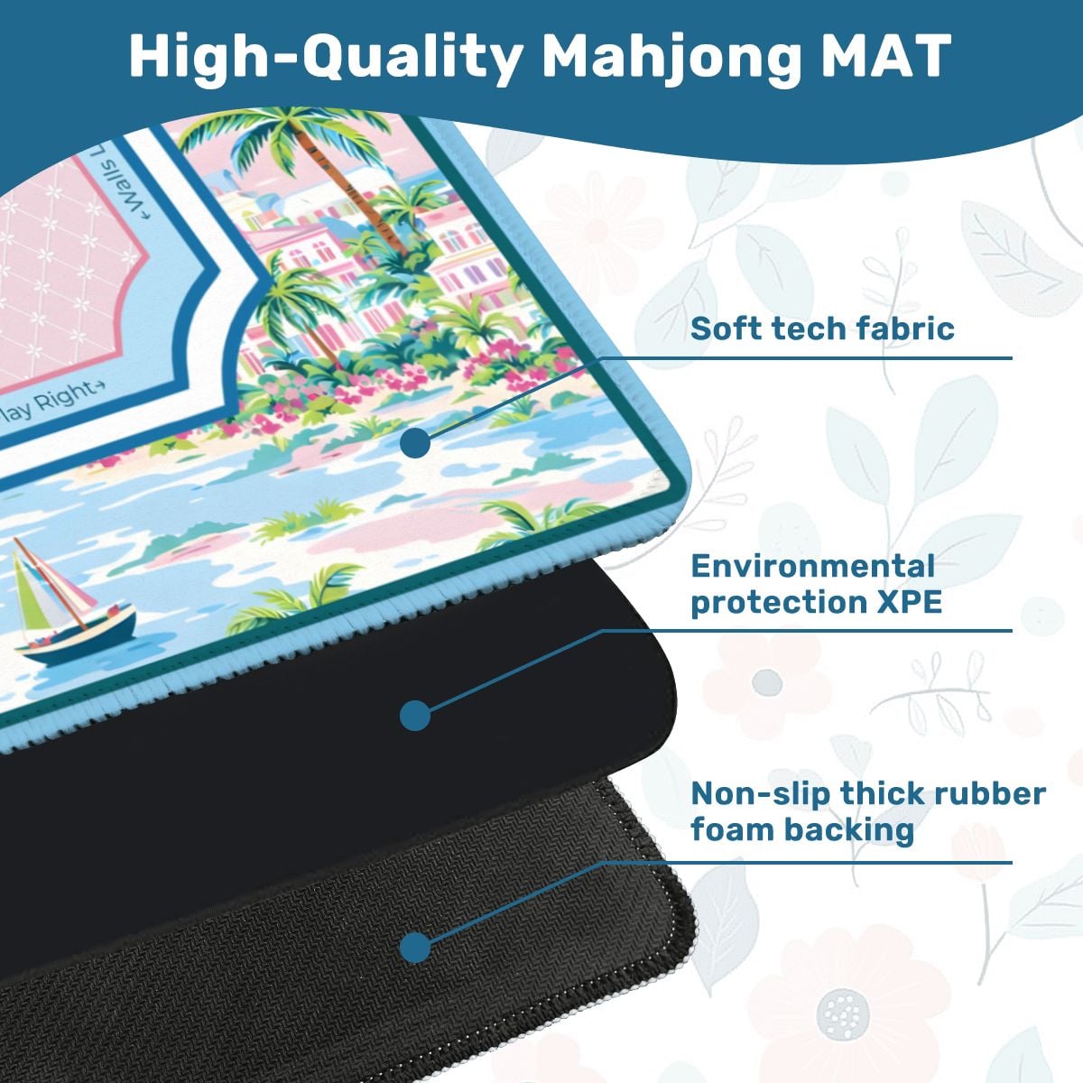 Palm Royale Mahjong Mat